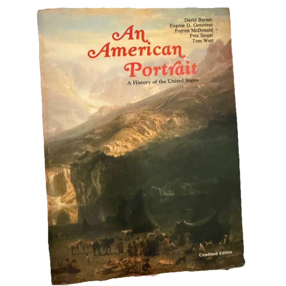 An American Portrait Combined Edition 1982 Text Book Revisionary Press Burner